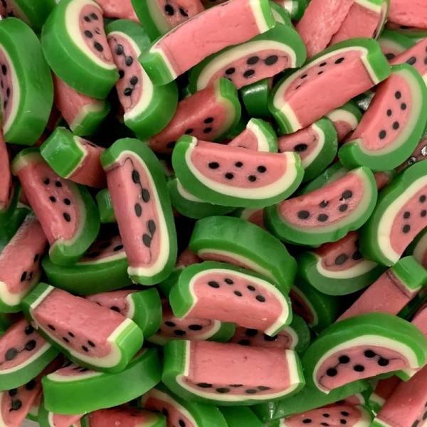 Watermelon Peelable Liquorice Slices Pick & Mix Sweets Kingsway 100g